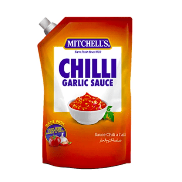 MITCHELL'S SAUCE POUCH CHILLI GARLIC 800GM