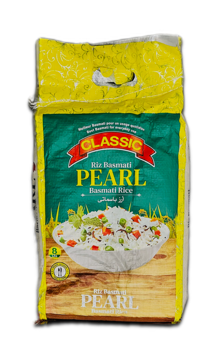 CLASSIC PEARL BASMATI RICE 8LB