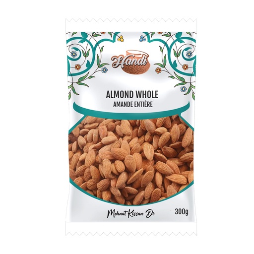 [IN-ALM-WHOLE] HANDI DF ALMOND WHOLE 300GM