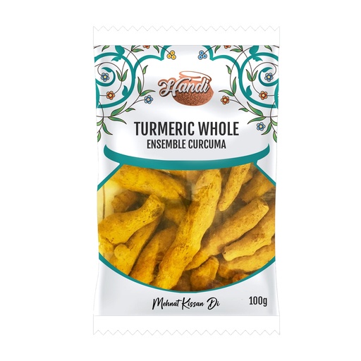 [IN-TUR-WHL] HANDI PS TURMERIC WHOLE 100GM