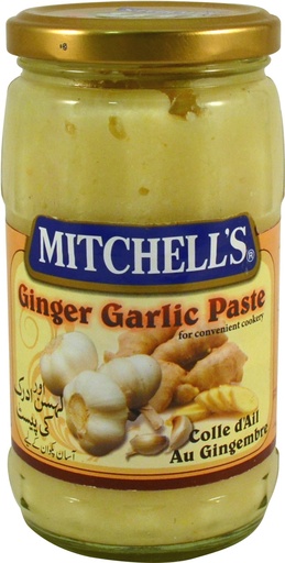 [MCH-PST-MIX] MITCHELL'S PASTE SML GINGER & GARLIC 320 GM
