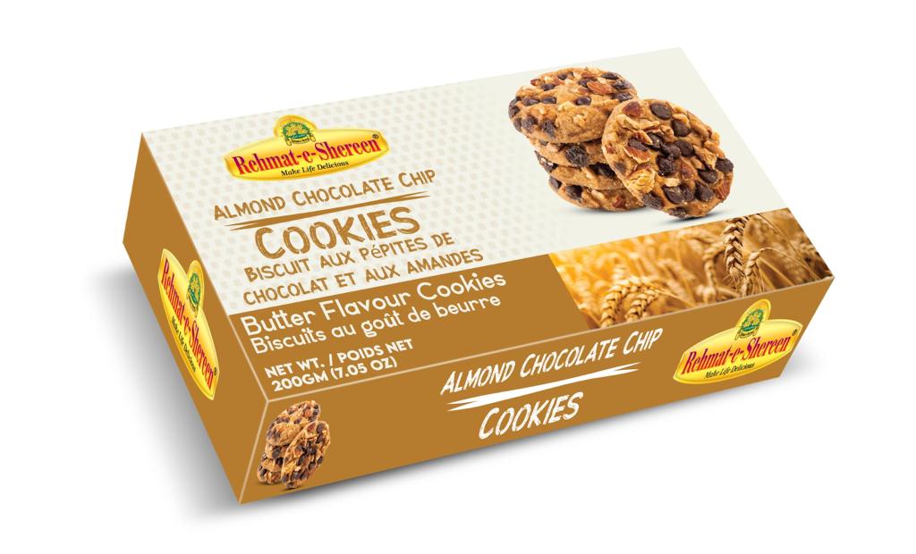 REHMAT-E-SHEREEN COOKIES ALMOND CHOC CHIP 200 GM