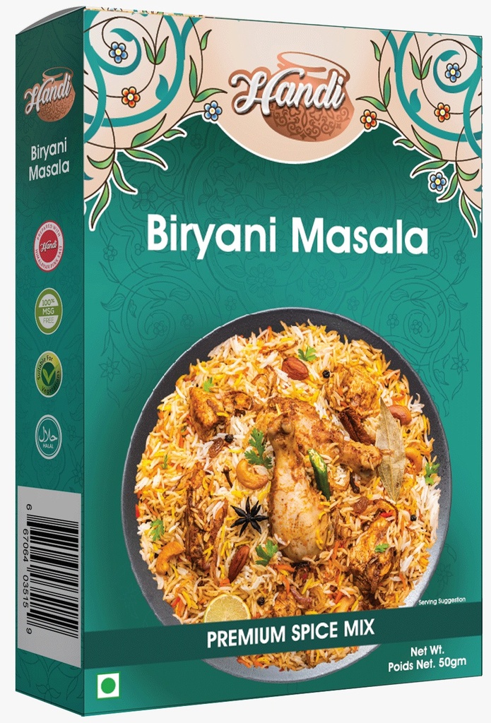 HANDI RMG BIRYANI MASALA 50 GMS