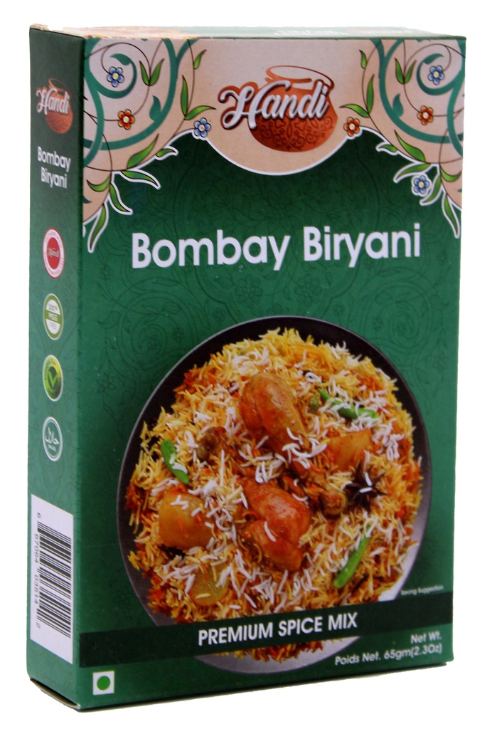 HANDI RECIPE MIX BOMBAY BIRYANI MASALA 65 GMS