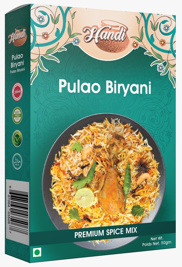 HANDI RMG PULAO BIRYANI MASALA 50 GMS