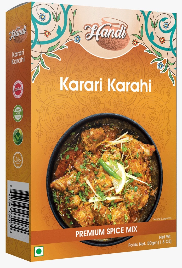 HANDI RMO KARARI KARAHI MASALA 50 GMS