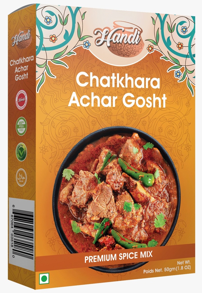 HANDI RMO CHATKARA ACHAR GOSHT MASALA 50 GMS