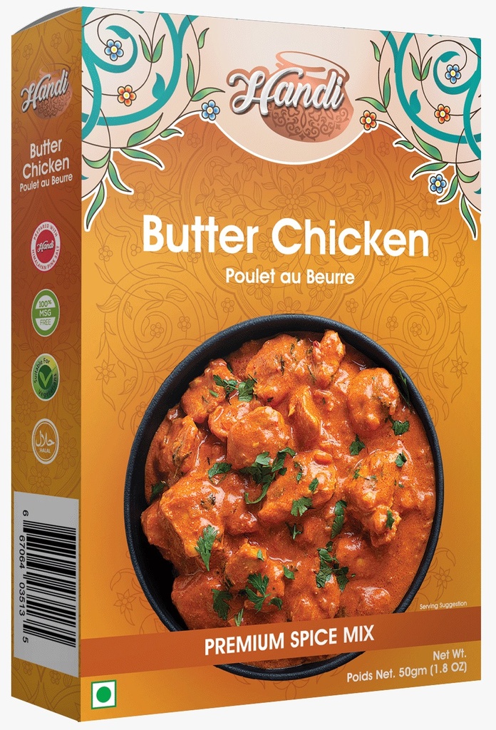 HANDI RMO BUTTER CHICKEN MASALA 50 GMS
