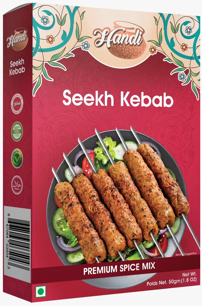 HANDI RMR SEEKH KABAB MASALA 50 GMS