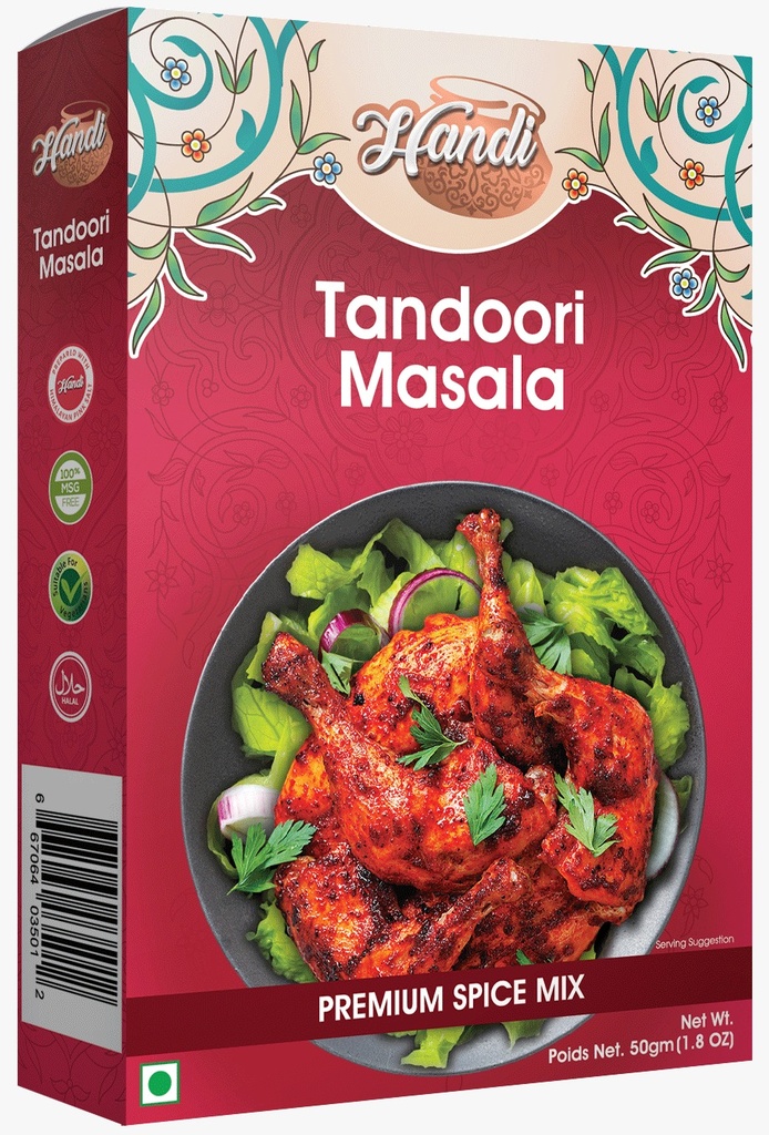HANDI RMR TANDOORI MASALA 50 GMS