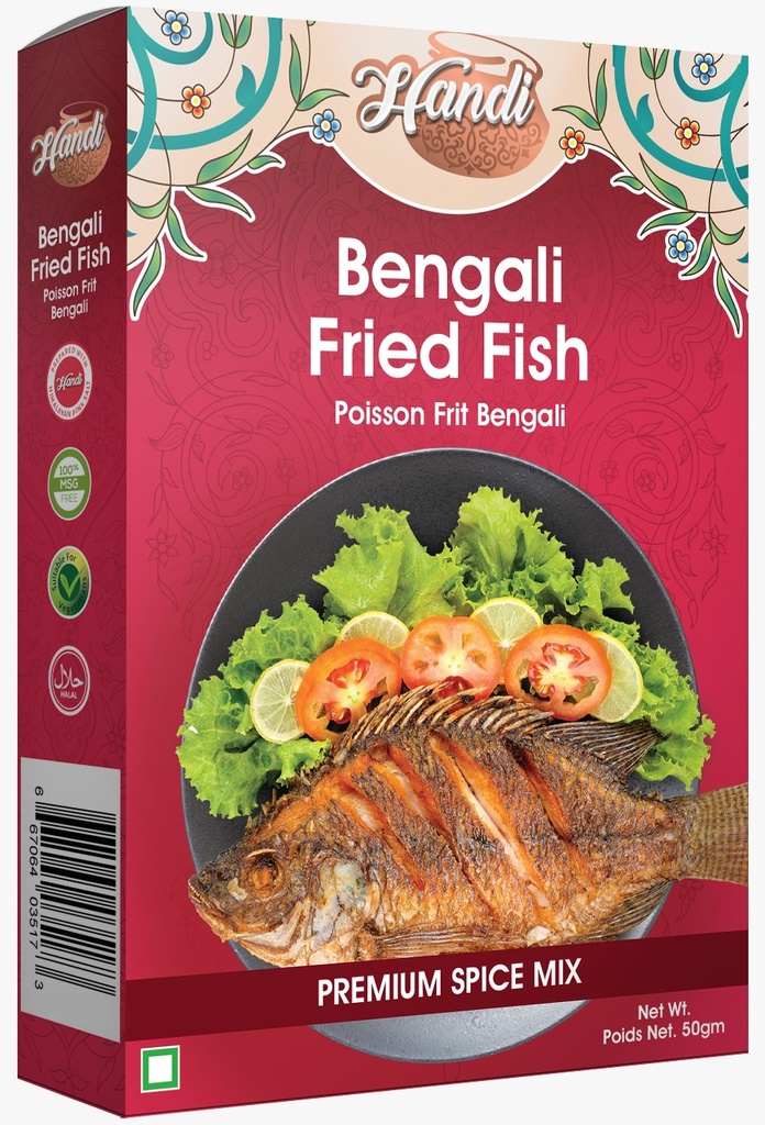 HANDI RMR BENGALI FRIED FISH MASALA 50 GMS