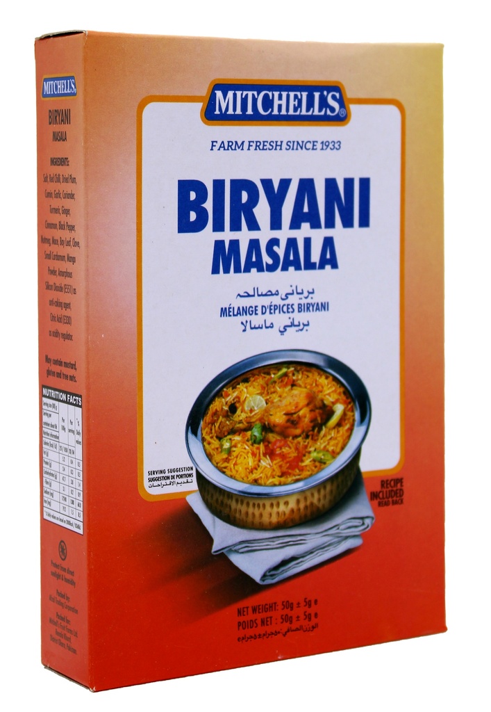 MITCHELL'S BIRYANI MASALA 50 GMS