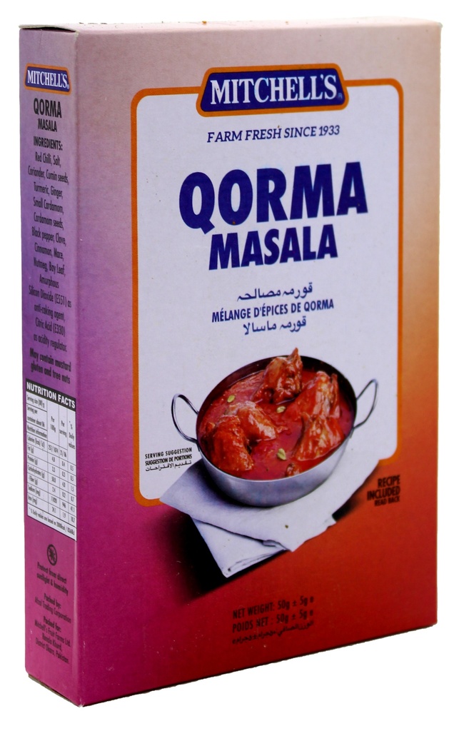 MITCHELL'S QORMA MASALA 50 GMS