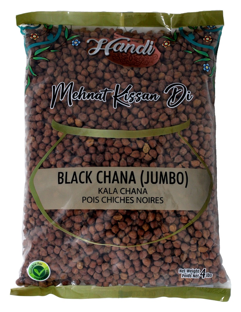 HANDI LENTILS KALA CHANA 4LB (Box 10)