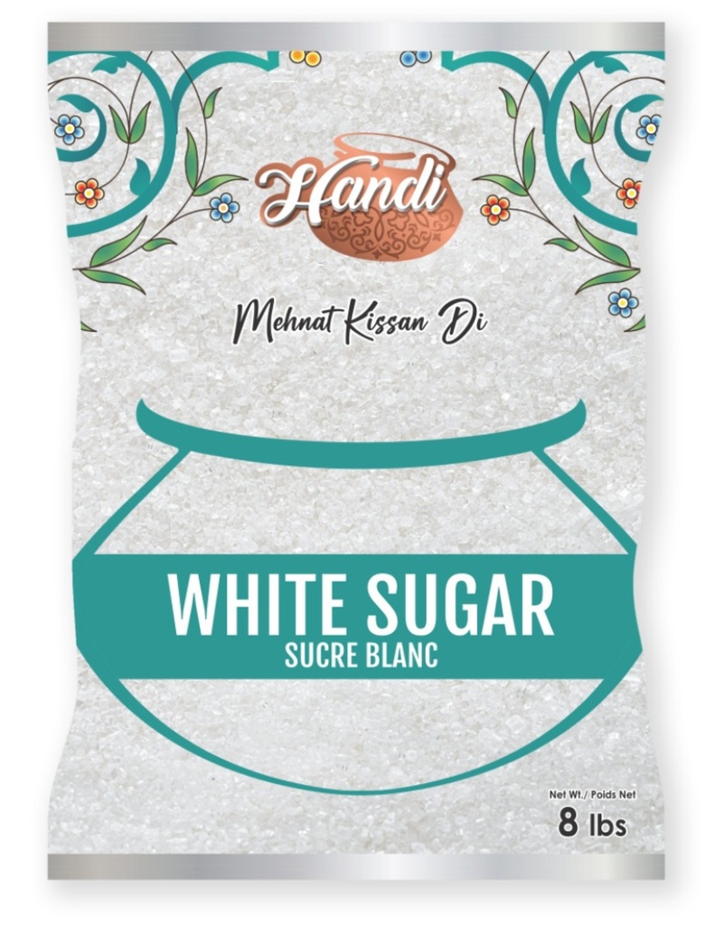HANDI SUGAR WHITE SUGAR 8LB