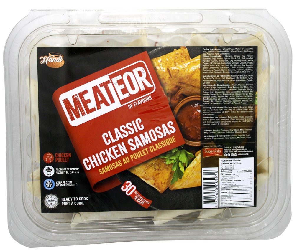 MEATEOR CLASSIC CHICKEN SAMOSA 900 GM