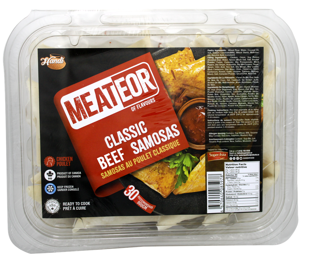 FZ MEATEOR SAMOSA 900 GM CLASSIC BEEF