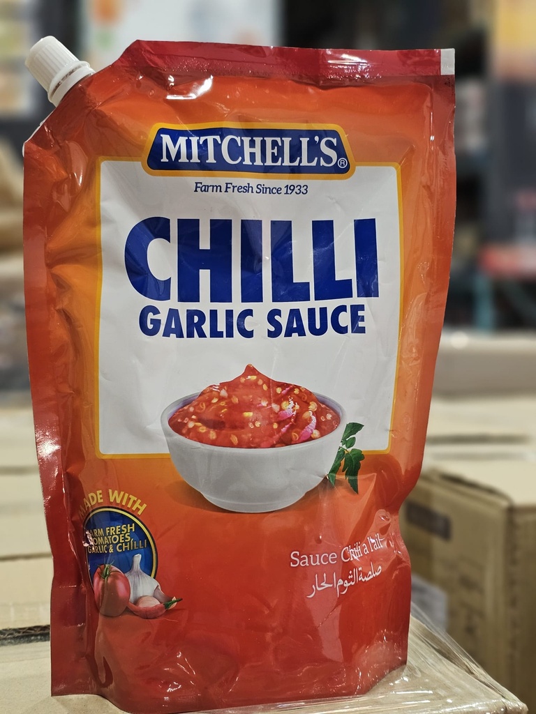 MITCHELL'S CHILLI GARLIC SAUCE IN A POUCH 800GM