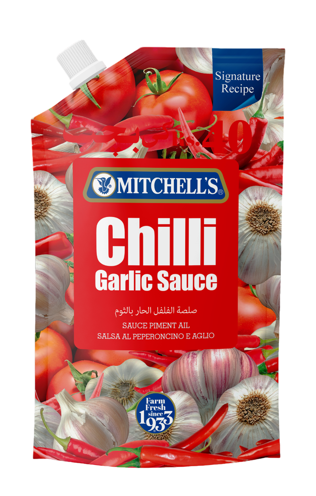 MITCHELL'S SAUCE POUCH CHILLI GARLIC 800GM