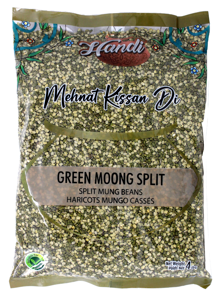 HANDI LENTILS MOONG SPLIT GREEN 4LB