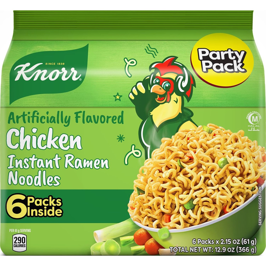 KNORR NOODLES CHICKEN PARTY PACK 275GM