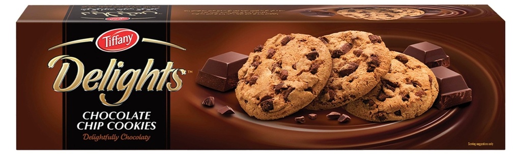 TIFFANY CHOCOCHIP COOKIES CHOCOLATE 90GM