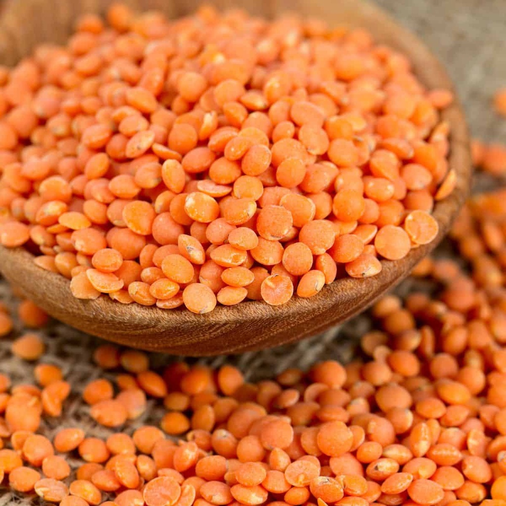 BULK RED LENTILS WHOLE 25KG