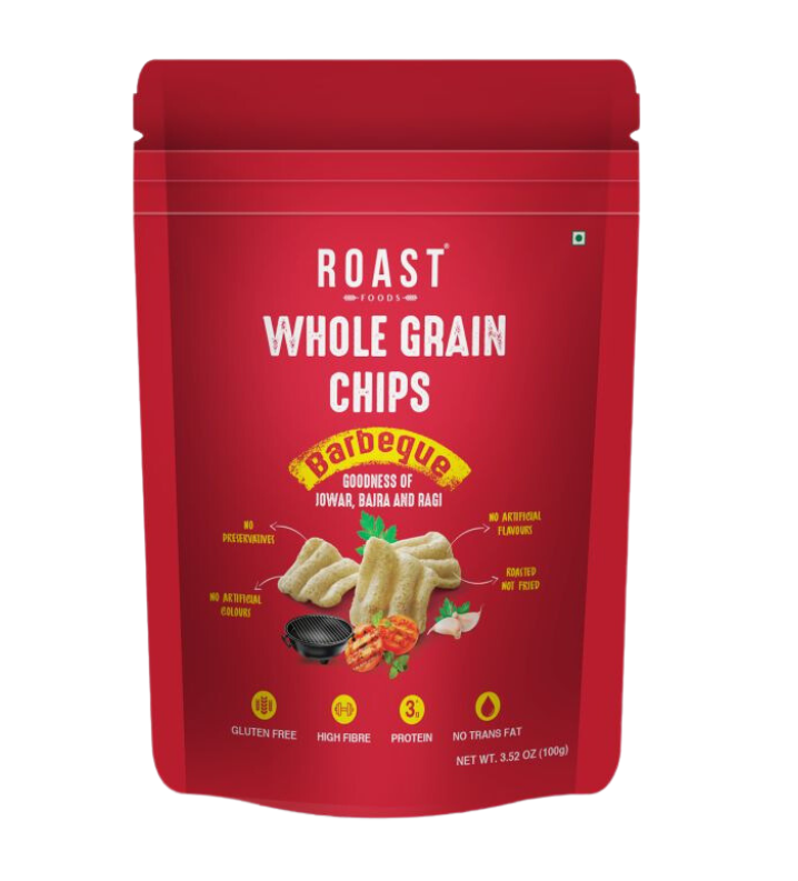 ROAST FOODS WHOLE GRAIN CHIPS - BARBEQUE