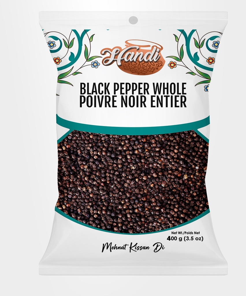 HANDI PS BLACK PEPPER WHOLE 400GM