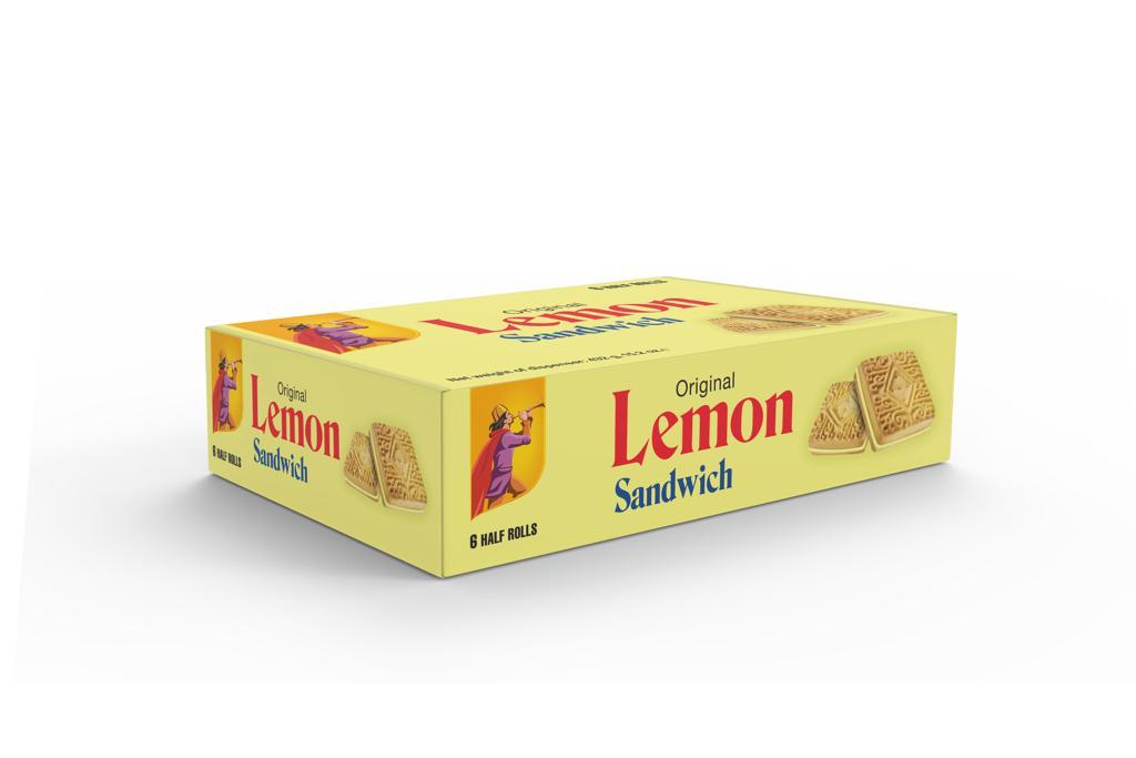 EBM HALF ROLL LEMON SANDWICH 354GM