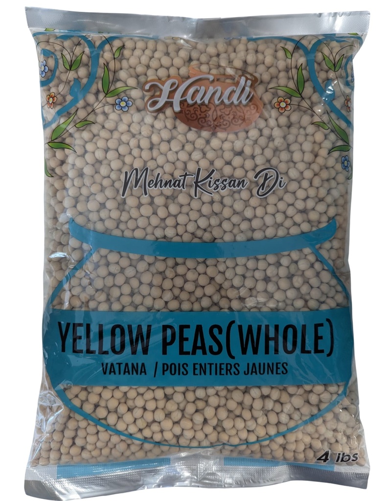 HANDI LENTILS YELLOW PEAS 4LB