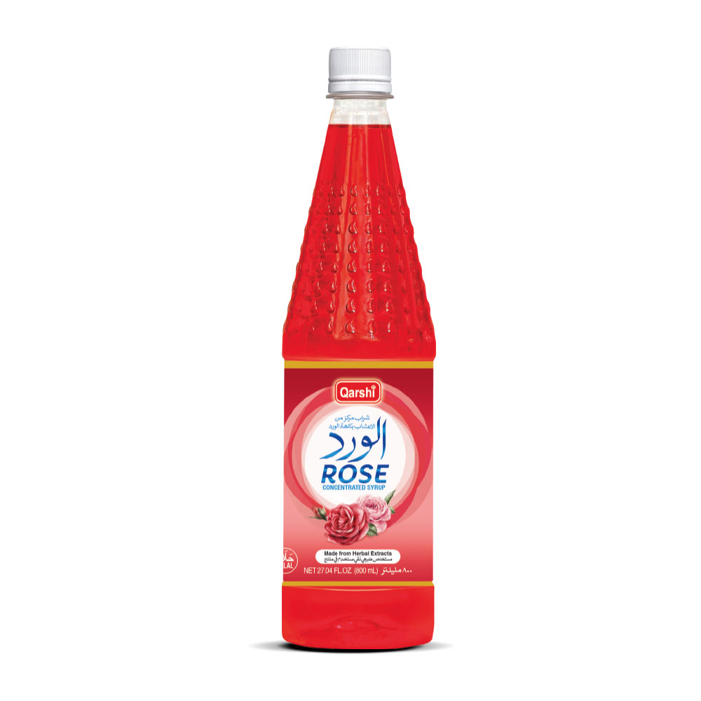 QARSHI SYRUP ROSE SYRUP 800ML