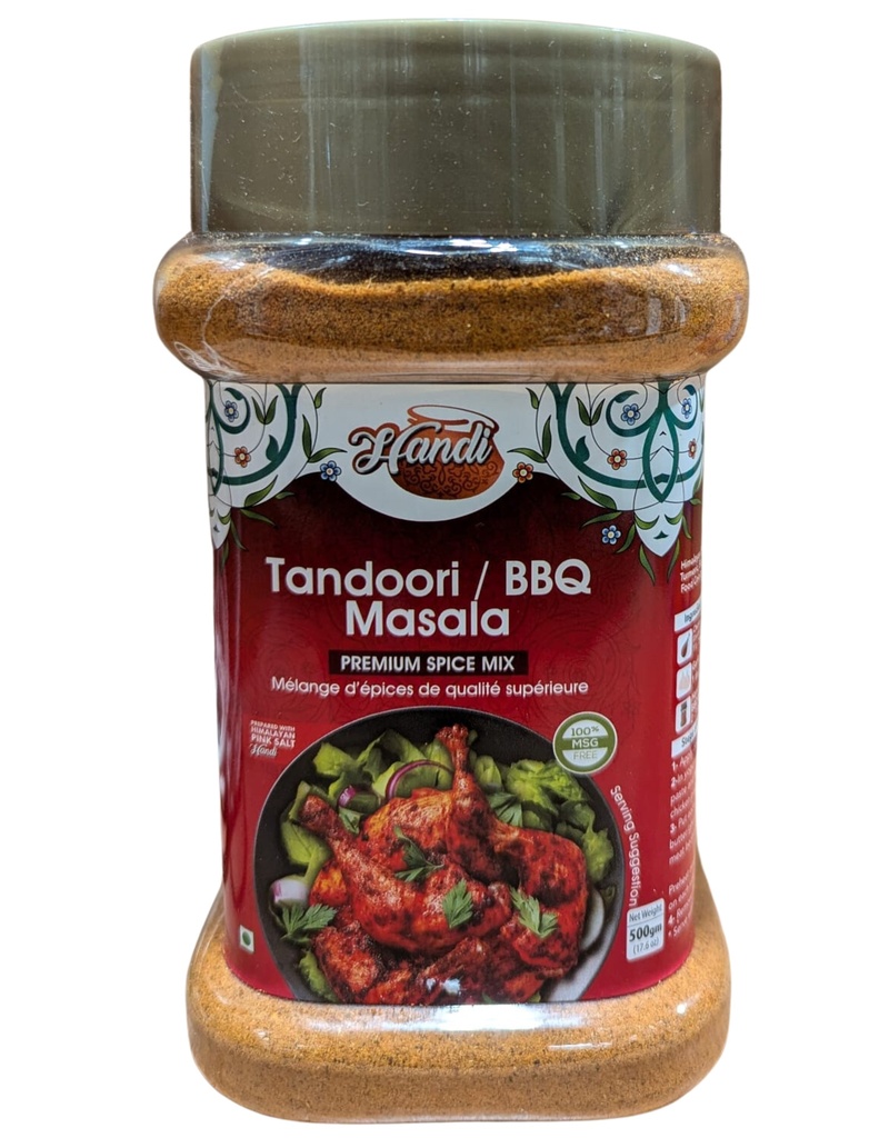 HANDI RMA JAR TANDOORI MASALA LIGHT 500GM