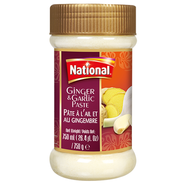 NATIONAL PASTE LRG GINGER GARLIC 750GM