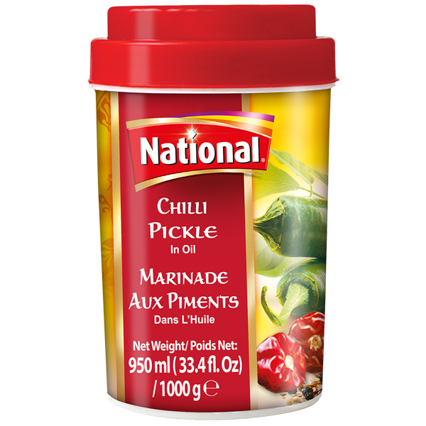 NATIONAL PICKLE CHILLI 1000GM