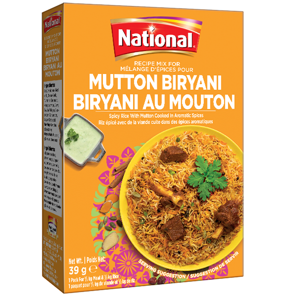 NATIONAL RMO MUTTON BIRYANI 39GM