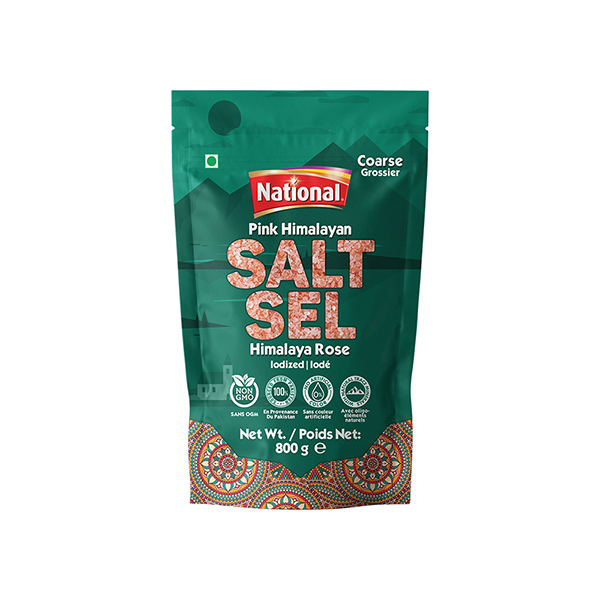 NATIONAL SALT PINK (COARSE) 800GM