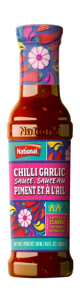 NATIONAL SAUCE SML CHILLI GARLIC 300GM