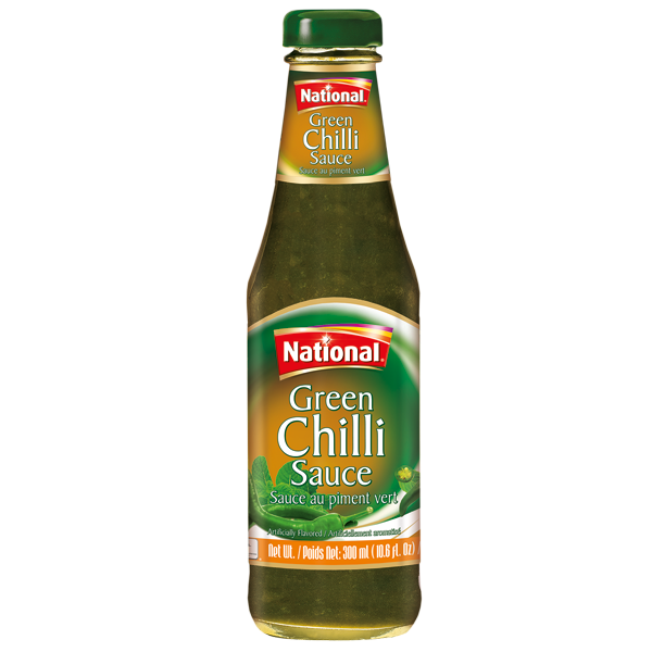 NATIONAL SAUCE GREEN CHILLI 300GM