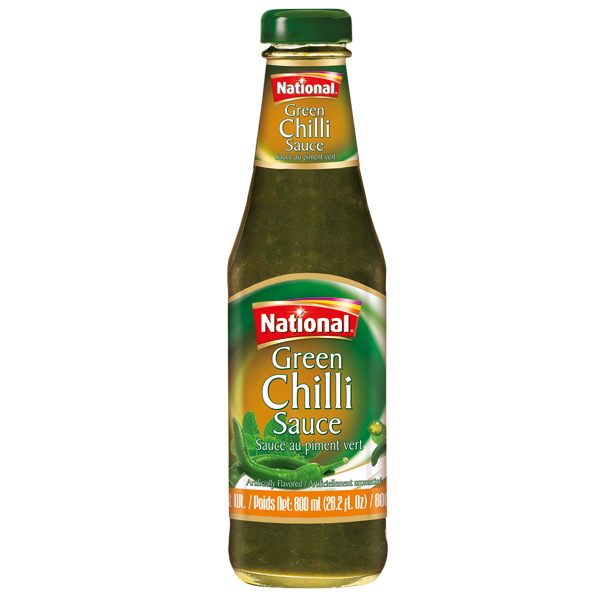 NATIONAL SAUCE GREEN CHILLI 800GM