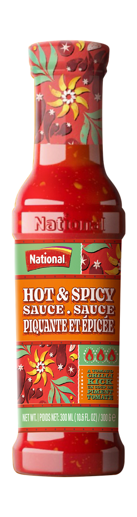 NATIONAL SAUCE SML HOT & SPICY 300GM