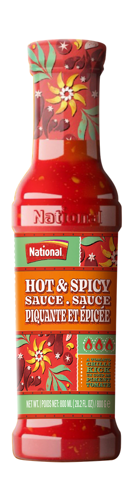 NATIONAL SAUCE LRG HOT & SPICY 800GM