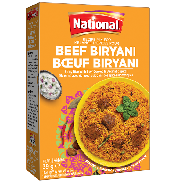 NATIONAL RMO BEEF BIRYANI 39GM