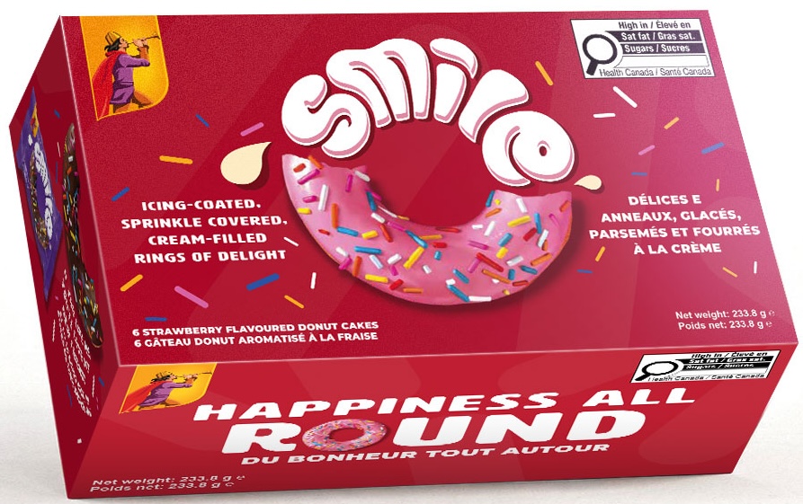 EBM DONUT CAKE SMILE STRAWBERRY