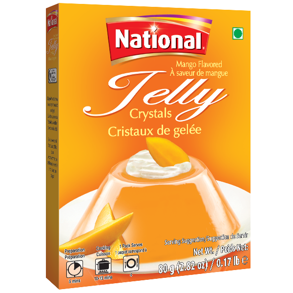 NATIONAL CRYSTAL JELLY MANGO 80GM