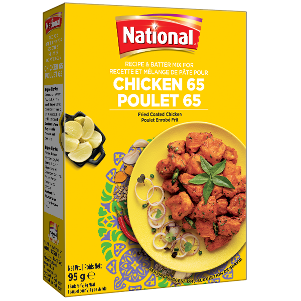 NATIONAL RMB CHICKEN 65 95GM