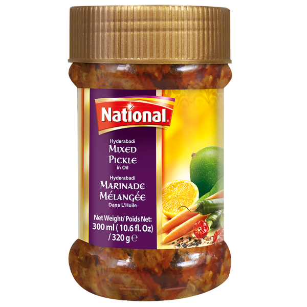 NATIONAL PICKLE SML HYD MIXED 320GM