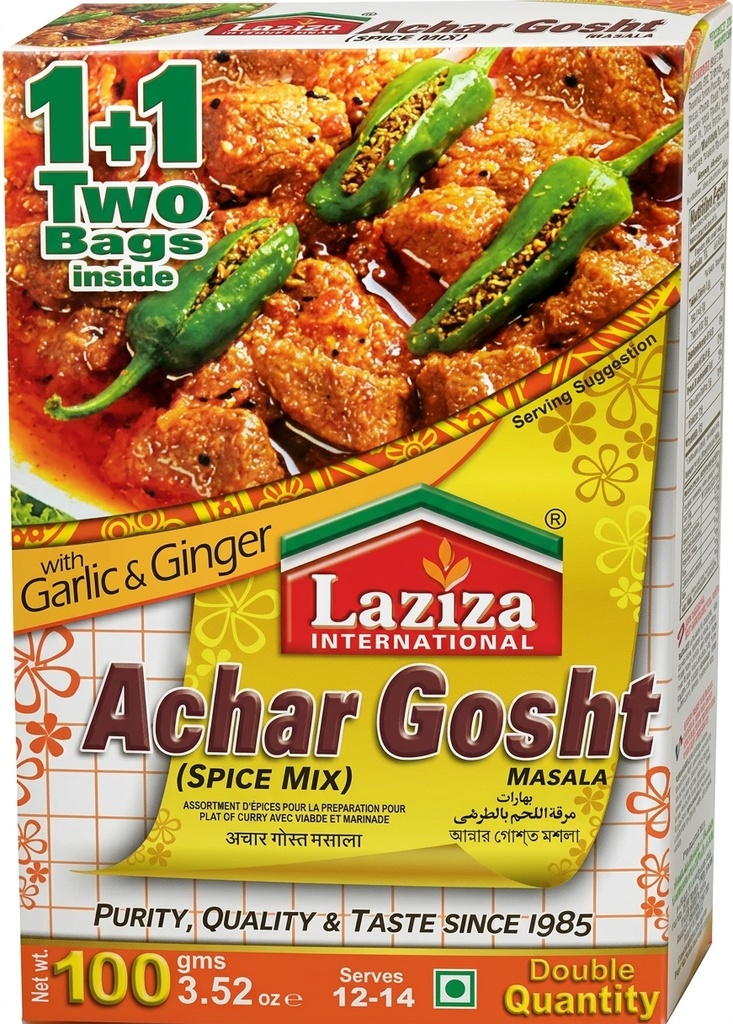 LAZIZA RM ACHAR GOSHT MASALA 100GM