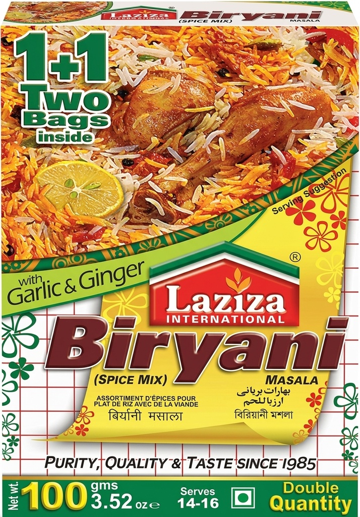 LAZIZA RM BIRYANI MASALA 100GM