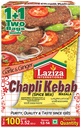 LAZIZA CHAPLI KEBAB MASALA 100GM (Box 6)